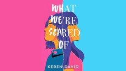 An illustration of two women standing back to back