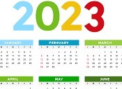Picture showing a 2023 calendar