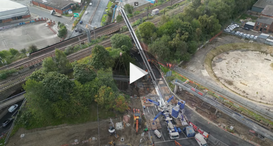 Video link: Time-lapse of Spence Lane footbridge