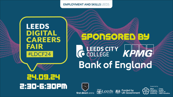 Leeds Digital Careers Fair graphic