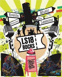 A graphic with a signpost and the words LS18 Rocks