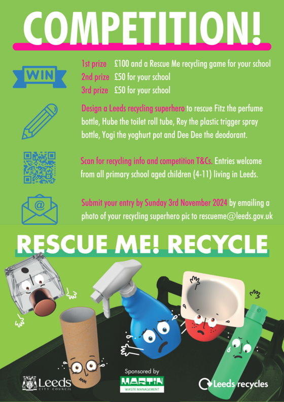 Design a Leeds recycling superhero competition