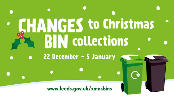 Changes to Christmas bin collections 22 Dec-5 Jan