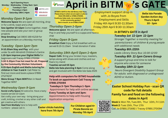 April GATE programme