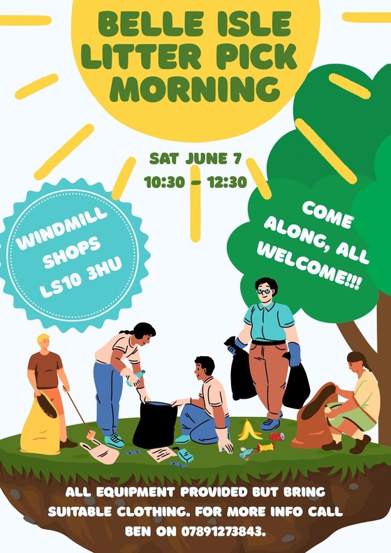 Windmill Parade litter pick