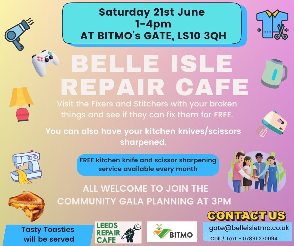 June Belle Isle Repair Cafe