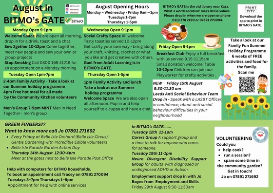 BITMO's GATE programme August 2025