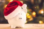 Christmas piggy bank