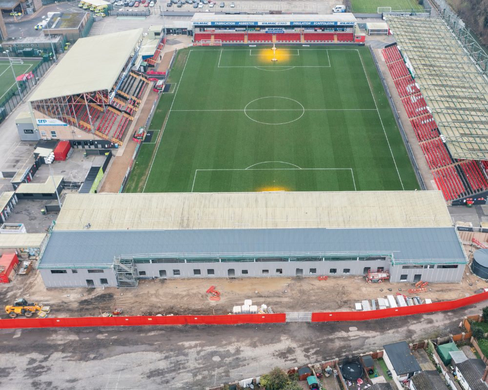 The Stacey West Community Hub in development.