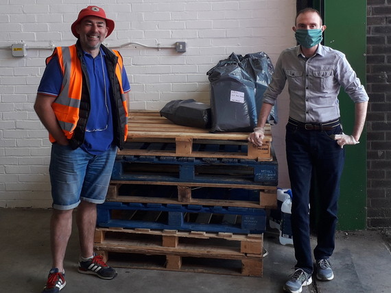 L–R: Warren 'Sid' Siddall, Karl Byfield