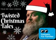 Gav Cross wearing Santa hat for Twisted Christmas Tales