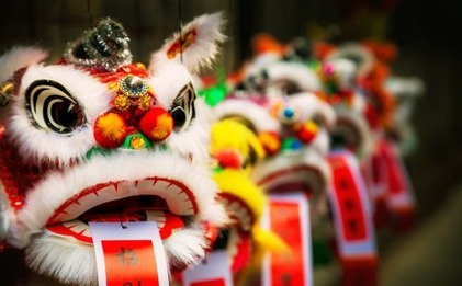 Chinese New Year dragon parade