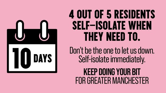Self-isolation poster