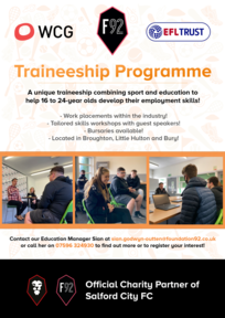 Traineeship poster