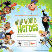 Summer reading challenge wild world heroes banner