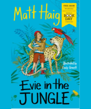 Matt Haigh Book cover Evie in the Jungle