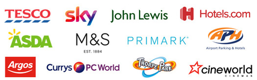 Savings card - company logos