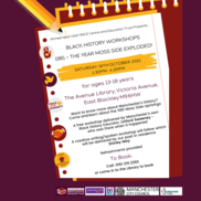 Black history workshop at the avenue library