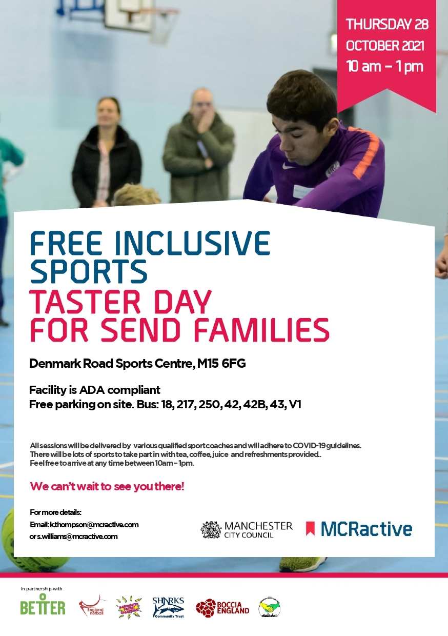 Inclusive sports day poster