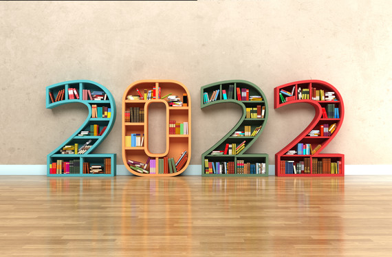 Bookshelves in the shape of 2022