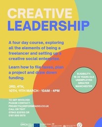 Creative Leadership course poster
