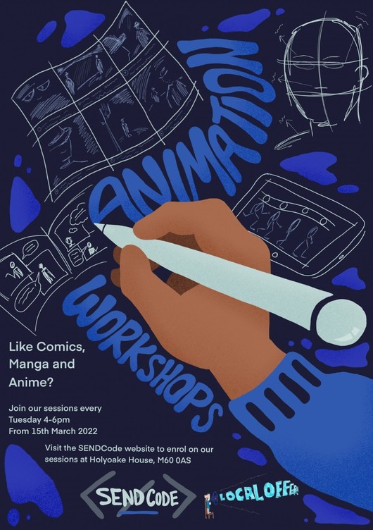 Poster for animation course