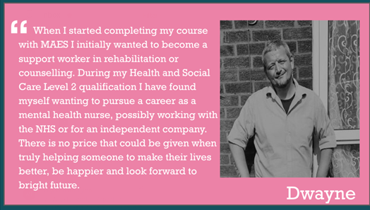 Retrain quote and picture of learner