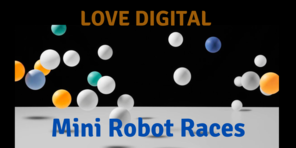 Mini robot races poster