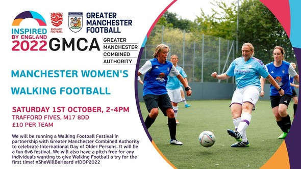 Manchester FA Walking Football Poster