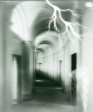 Spooky corridor photo