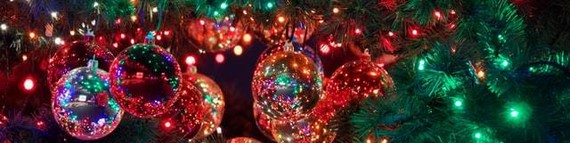 colourful Christmas lights