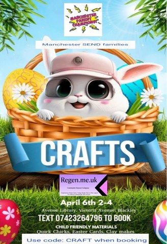 Easter crafts poster