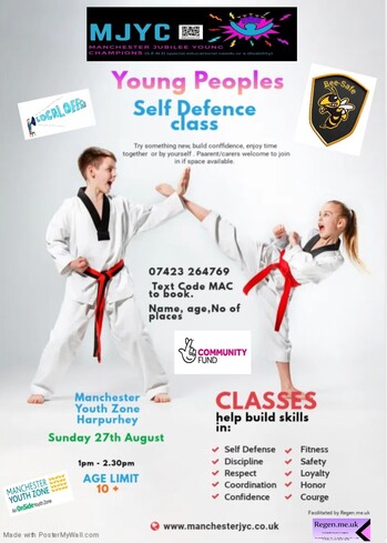 Self-defence poster