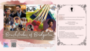 Stylish historical themed 'Brushstrokes of Bridgerton' Banner with handwritten promotional letter