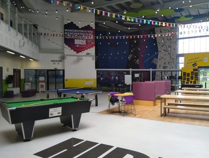 Inside of HideOut Youth Zone