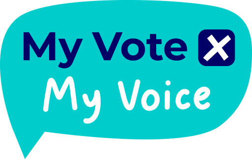 My Vote, My Voice logo