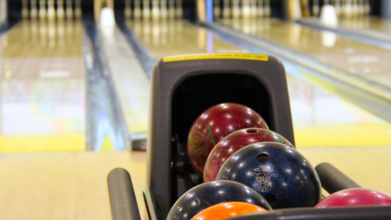 Bowling balls and alley