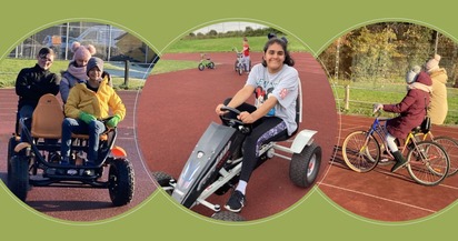 Collage of Simply Cycling images