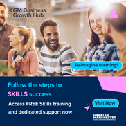 People at a table. Reimagine learning!