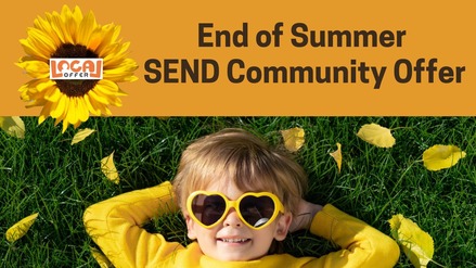 End of Summer SEND Community Offer poster