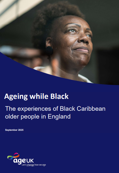 Ageing While Black Report Age UK