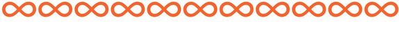 Line of infinity symbols