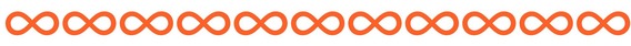 Line of infinity symbols