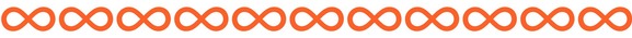 Line of infinity symbols