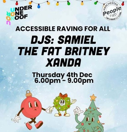 Poster for inclusive rave