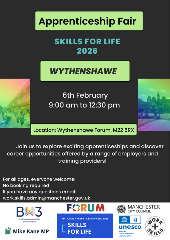2026 Wythenshawe Apprenticeship Event Feb