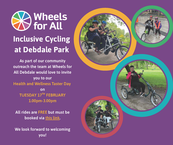 Inclusive cycling at Debdale Park