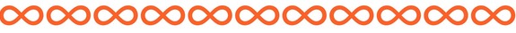 Infinity symbol line divider