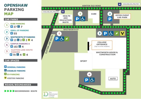 Manchester College map