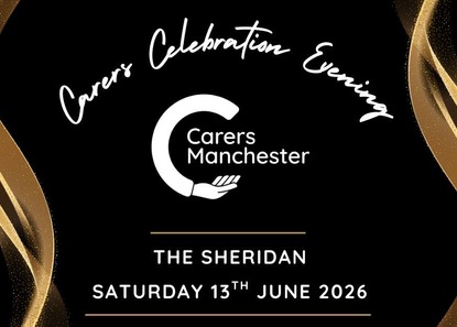 Poster for Carers Manchester celebration